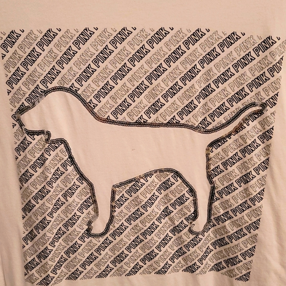 VS PINK LOGO TEE